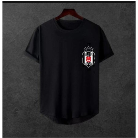  Unisex Oversize Karakartal Ön Baskili T-shirt